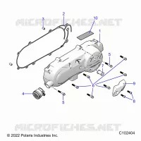 TREN, CLUTCH COVER AND DUCTING
