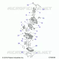 ENGINE, CRANKCASE AND CIGUEÑAL