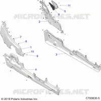 CARROCERÍA POSTERIOR, FENDERS, AND ROCKERS