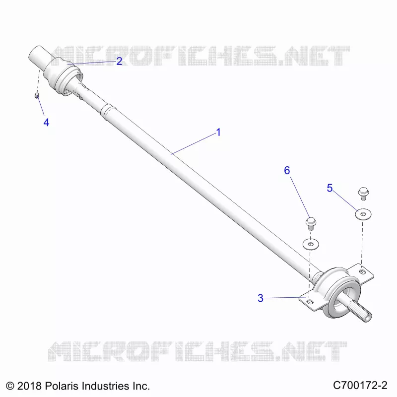 TREN, REAR PROP SHAFT
