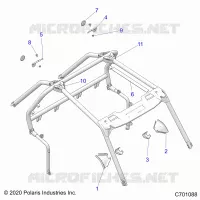 CHASSIS, CAB FRAME ACCESSORIOS
