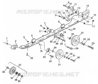 montaje en carril (SUSPENSION) XCF 0971643 (4938613861B009)