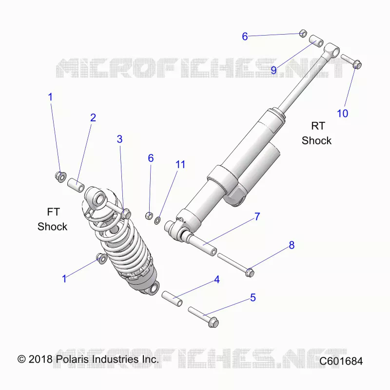 SUSPENSION, MONTAJE DE DESCARGA, REAR SUSP.