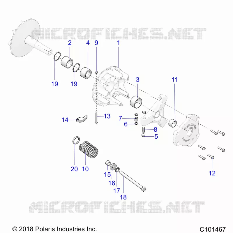 TREN, PRIMARY CLUTCH
