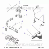 SISTEMA DE COMBUSTIBLE, RAIL, LINES AND THROTTLE BODY