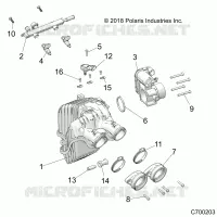 ENGINE, INTAKE AND CUERPO DE MARIPOSA