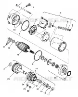 MOTOR DE ARRANQUE SL 700 B964066 and  Intl. SL 700 I964066 (4935633563C009)