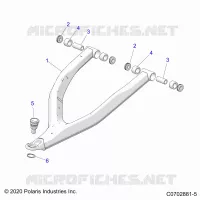 SUSPENSIÃ“N DELANTERA CONTROL ARMS UPPER