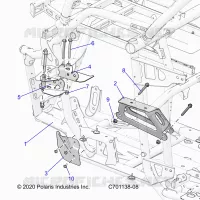 CHASSIS, MOTOR AND REAR DRIVELINE MOUNTING