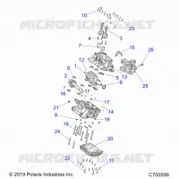 ENGINE, CRANKCASE AND CIGUEÑAL