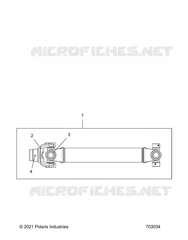 TREN, PROP SHAFT,REAR