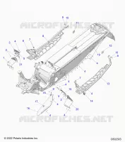 CHASSIS, PROTECCIÃ³N DEL EMBRAGUE, FOOTRESTS, AND RUNNINGBOARDS