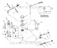 TANQUE DE ACEITE SLX 780 B964287 and Intl. SLX 780 I964287 (4937443744A012)