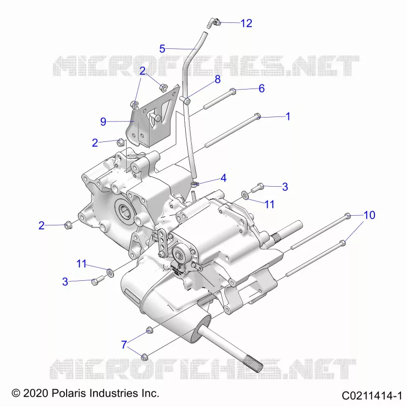 TREN, MAIN GEARCASE MOUNTING