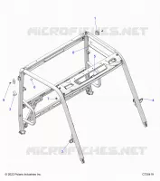 CHASSIS, CAB BASTIDOR AREA, AND BRAKE EDGE COVER
