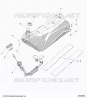 SISTEMA DE COMBUSTIBLE, FUEL TANK AND PUMP