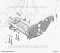 CHASIS, MOUNTING, FRONT GEARCASE