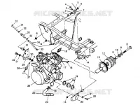 MONTAJE DEL MOTOR Sport 400L W958540 (4930133013A009)