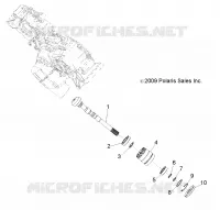 TREN, PRINCIPAL CAJA DE ENGRANAJES OUTPUT SHAFT