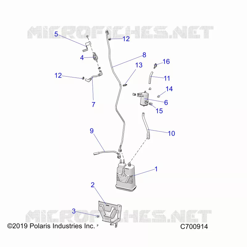 SISTEMA DE COMBUSTIBLE, TANK, EVAP -R23T6A99B1 T6E99BD/BM/B9 (C700914)