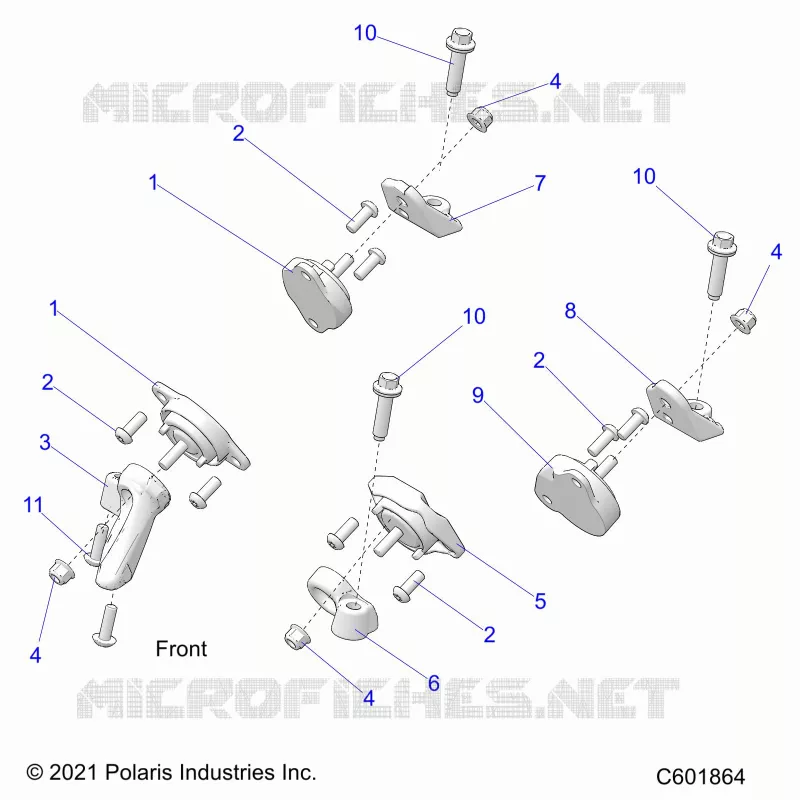 MOTOR, MOUNTING & LONG BLOCK