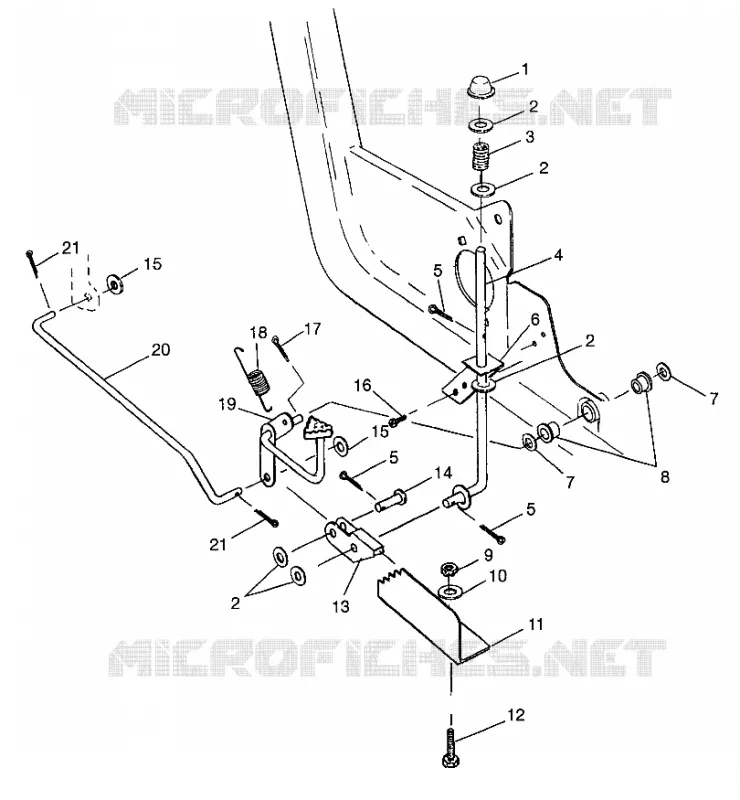 Y PEDAL FRENO DE ESTACIONAMIENTO Swedish Magnum 6X6 S97AE42E (4940754075C002)