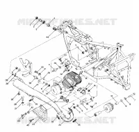 ENGINE AND SOPORTE ESCAPE (4914761476005A)
