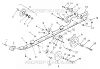 montaje en carril (SUSPENSION) 600 XC 0971776 and EUROPEAN 600 XC E971776 (4937933793B010)