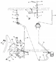 SISTEMA DE COMBUSTIBLE SLX 780 B964287 and  Intl. SLX 780 I964287 (4937443744A010)