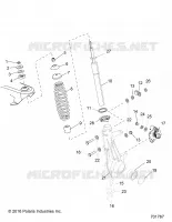 SUSPENSION, PUNTAL DELANTERO