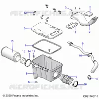 ENGINE, TOMA DE AIRE SYSTEM