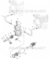BOMBA DE ACEITE WIDETRAK GT 0972061 and EUROPEAN WIDETRAK GT E972061 (4938173817C011)