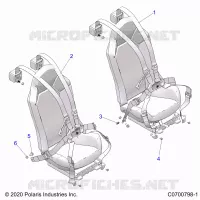 ASIENTO BELT MOUNTING