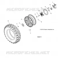 RUEDAS, FRONT AND HUB