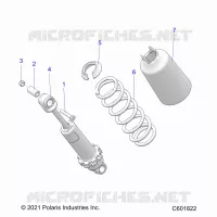 SUSPENSION, CHOQUE FRONTAL TRACK (7045714)