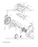 ENGINE, BLOWER HOUSING AND ARRANQUE DE RETROCESO