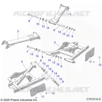SUSPENSION TRASERA CONTROL ARMS