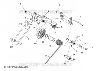 SUSPENSION, TRASERO ARM PAR