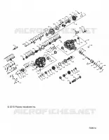DRIVE TRAIN, PRINCIPAL GEARCASE INTERNALS