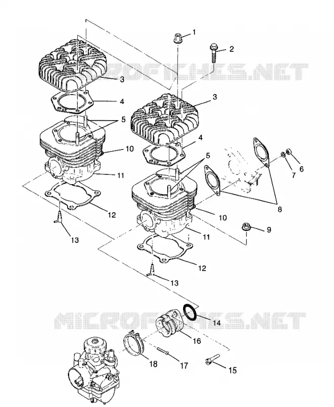 CILINDRO SPORT 0980443 AND SPORT TOURING 0980243 (4942054205C007)