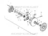 Embrague ASSEMBLY Storm 0950782, Storm SKS 0950582,  Euro Storm E950782 (4929012901C001)