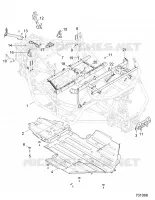CHASSIS, MARCO PRINCIPAL AND SKID PLATE