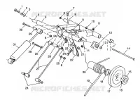 TRASERO ARM PAR 500 INDY 0982764(A)(B) and EUROPEAN 500 INDY E982764A (4942104210B010)