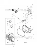 DRIVE TRAIN, TAPA DEL EMBRAGUE AND DUCTING