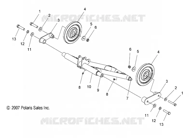 SUSPENSION, TRASERO ARM PAR (M-10)