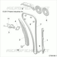 LA CADENA DE LEVAS AND TENSIONER