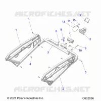 CHASIS, REAR RACK AND HITCH