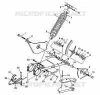 El balanceo del brazo y CHOQUE XPLORER 400L W98CC38C (4945414541C001)