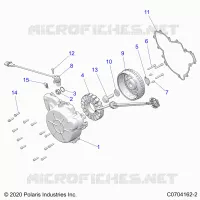 ENGINE, STATOR AND FLYRUEDA