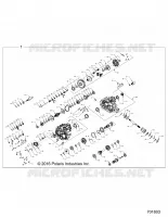 DRIVE TRAIN, PRINCIPAL GEARCASE INTERNALS